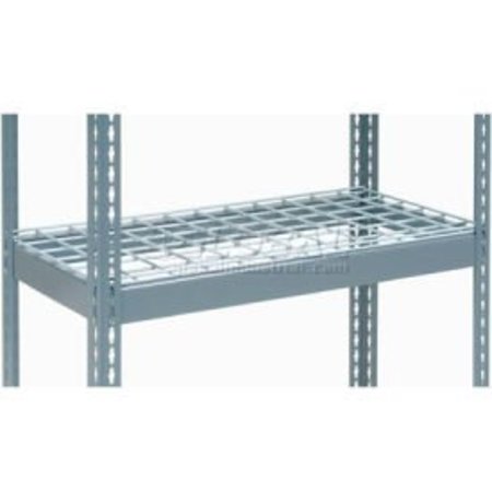 GLOBAL EQUIPMENT Additional Shelf Level Boltless Wire Deck 36"W x 24"D - Gray 601916